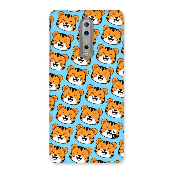 Happy Kitten Pattern Back Case for Nokia 8