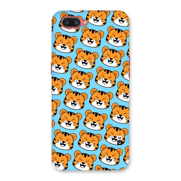 Happy Kitten Pattern Back Case for Oppo A3s