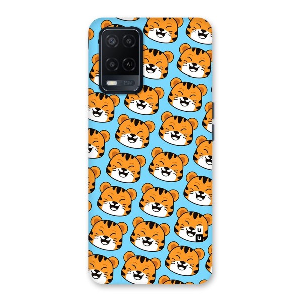 Happy Kitten Pattern Back Case for Oppo A54