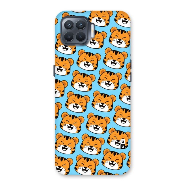 Happy Kitten Pattern Back Case for Oppo F17 Pro