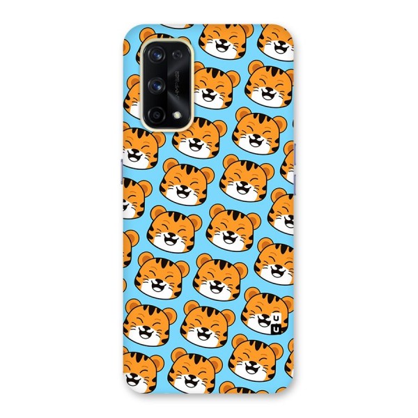 Happy Kitten Pattern Glass Back Case for Realme X7 Pro