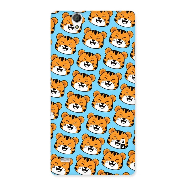 Happy Kitten Pattern Back Case for Sony Xperia C4