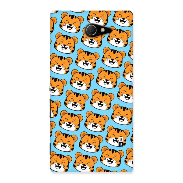 Happy Kitten Pattern Back Case for Sony Xperia M2