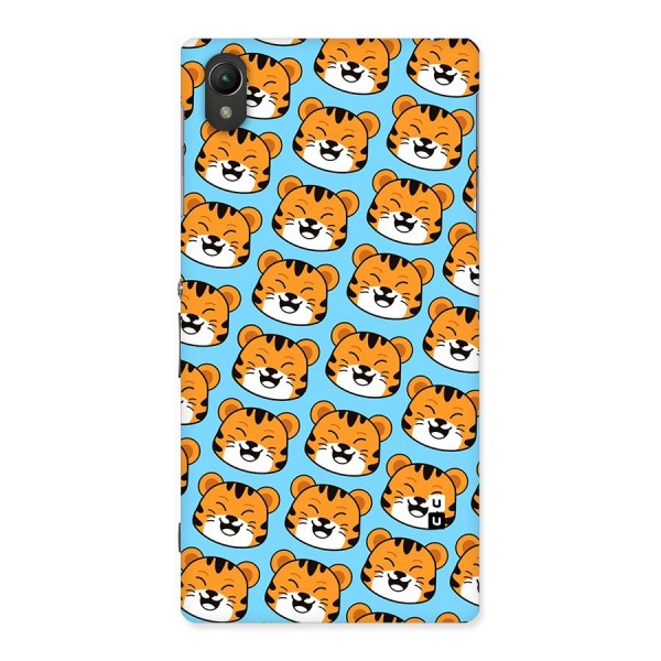 Happy Kitten Pattern Back Case for Sony Xperia Z1