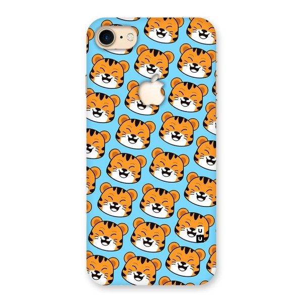 Happy Kitten Pattern Back Case for iPhone 7 Apple Cut