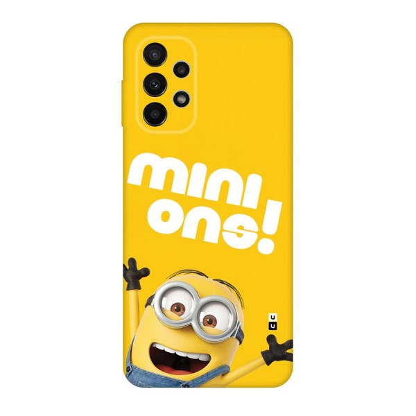 Happy Minion Back Case for Galaxy A23