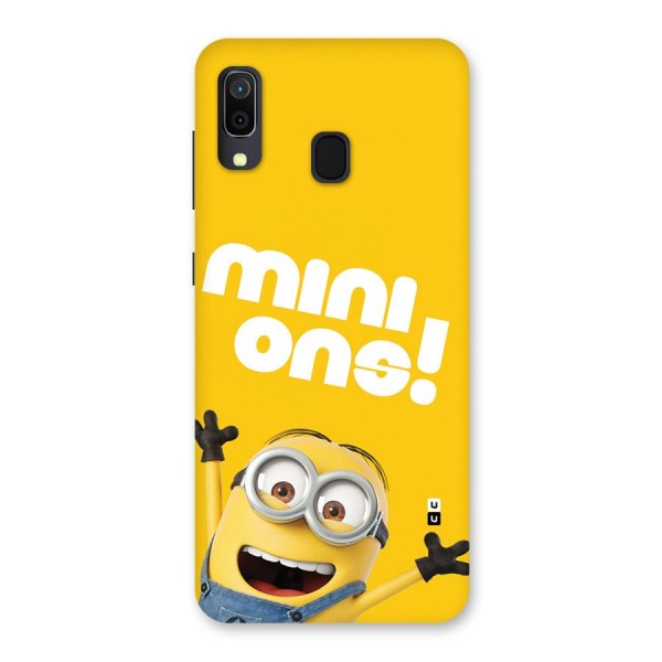 Happy Minion Back Case for Galaxy A30