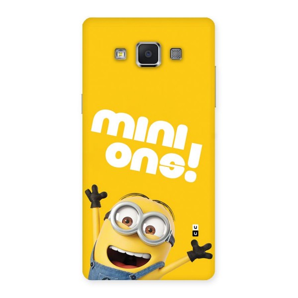 Happy Minion Back Case for Galaxy A5