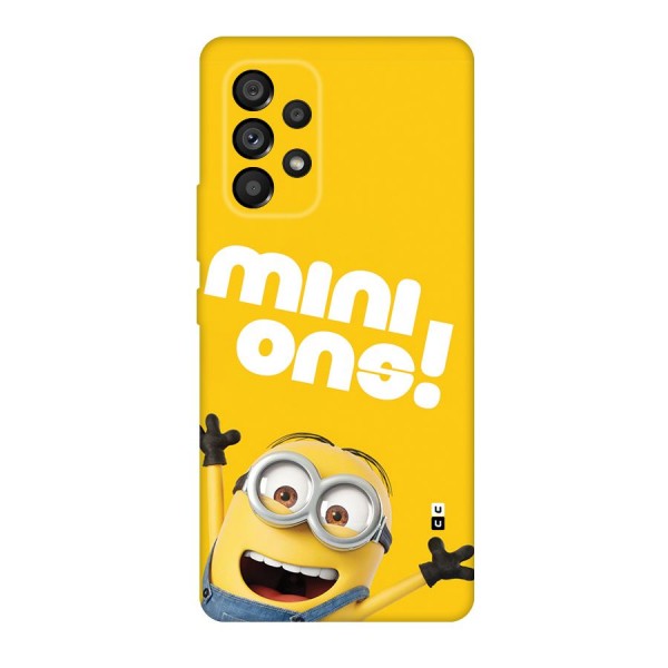 Happy Minion Back Case for Galaxy A53 5G