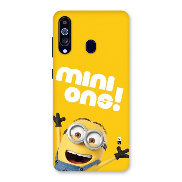 Happy Minion Back Case for Galaxy A60