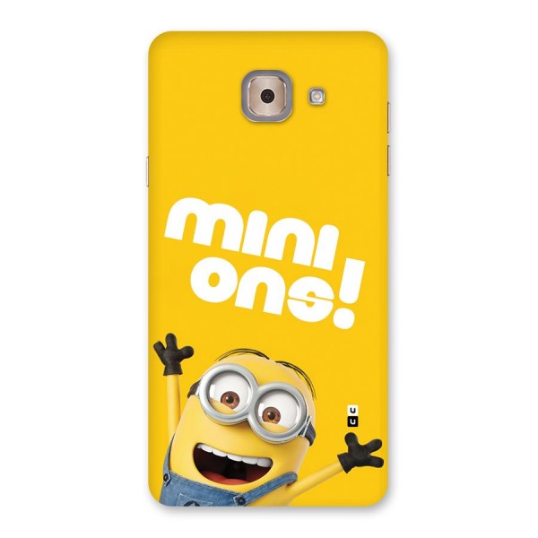 Happy Minion Back Case for Galaxy J7 Max