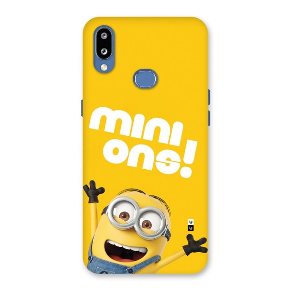 Happy Minion Back Case for Galaxy M01s