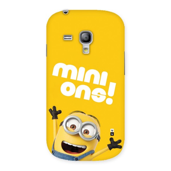 Happy Minion Back Case for Galaxy S3 Mini