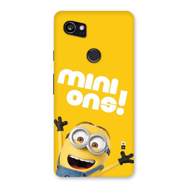 Happy Minion Back Case for Google Pixel 2 XL