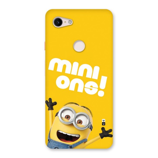 Happy Minion Back Case for Google Pixel 3 XL