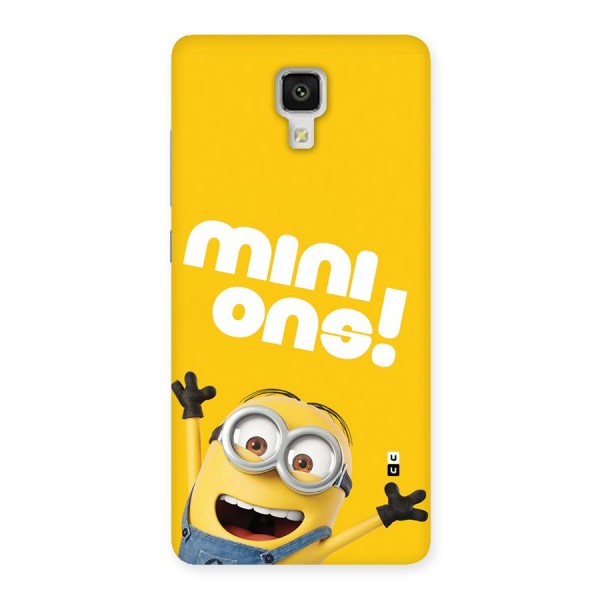 Happy Minion Back Case for Mi4