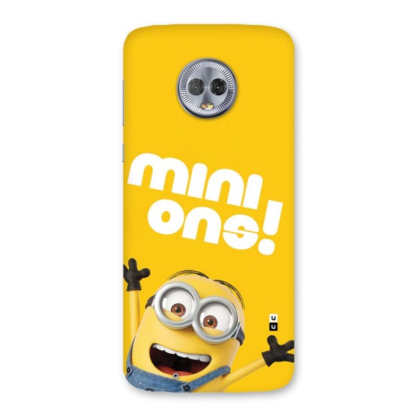 Happy Minion Back Case for Moto G6