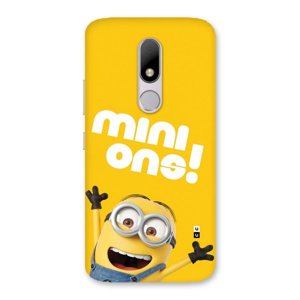 Happy Minion Back Case for Moto M