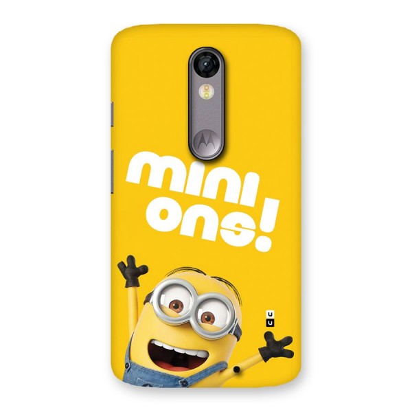 Happy Minion Back Case for Moto X Force