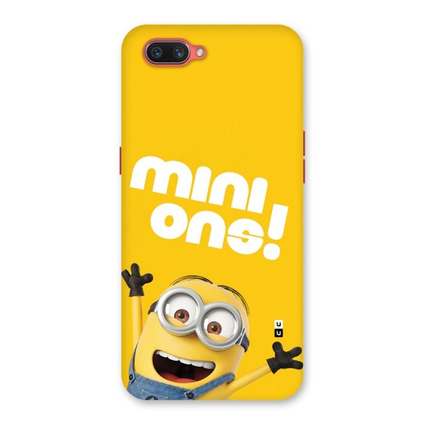 Happy Minion Back Case for Oppo A3s