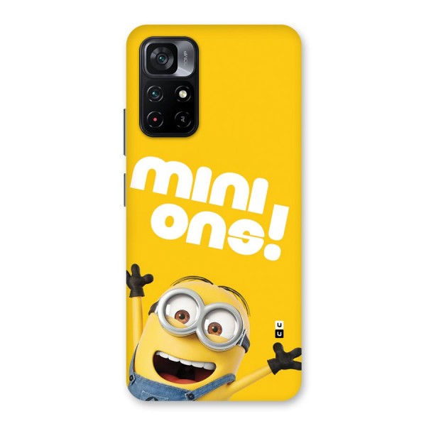 Happy Minion Back Case for Poco M4 Pro 5G