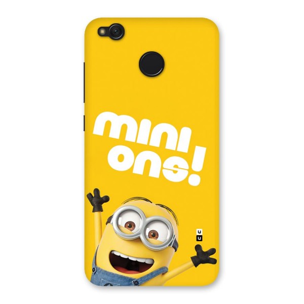 Happy Minion Back Case for Redmi 4