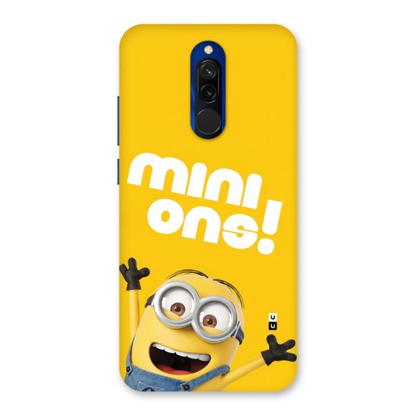 Happy Minion Back Case for Redmi 8