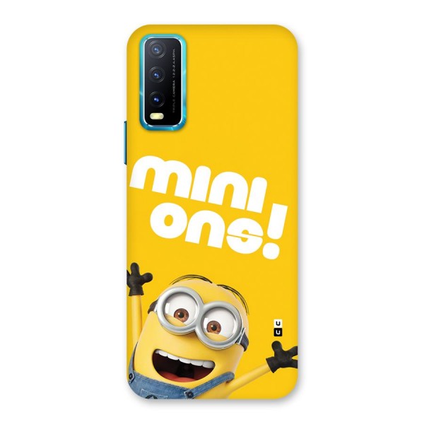 Happy Minion Back Case for Vivo Y12s