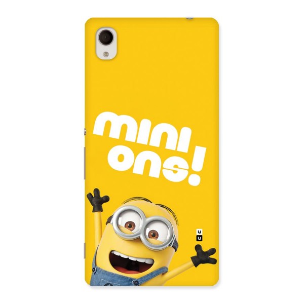 Happy Minion Back Case for Xperia M4 Aqua