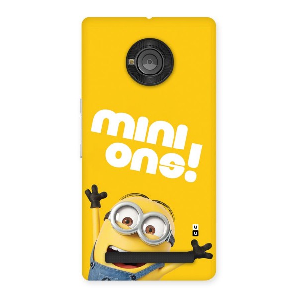 Happy Minion Back Case for Yuphoria