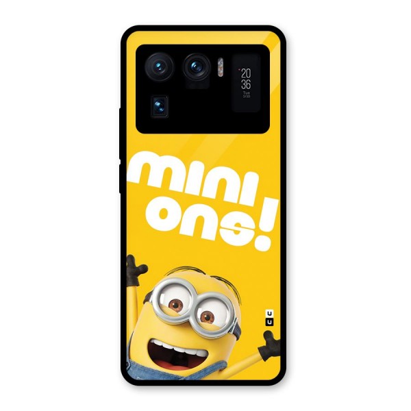 Happy Minion Glass Back Case for Mi 11 Ultra