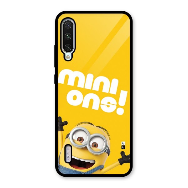 Happy Minion Glass Back Case for Mi A3