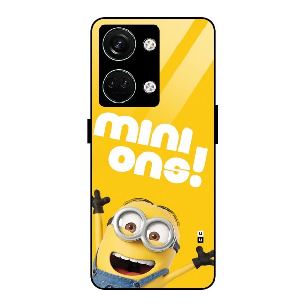 Happy Minion Glass Back Case for Oneplus Nord 3