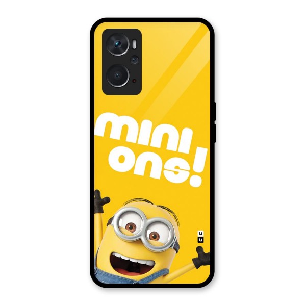 Happy Minion Glass Back Case for Oppo K10 4G