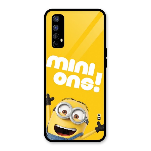 Happy Minion Glass Back Case for Realme 7