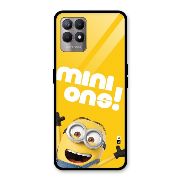 Happy Minion Glass Back Case for Realme Narzo 50