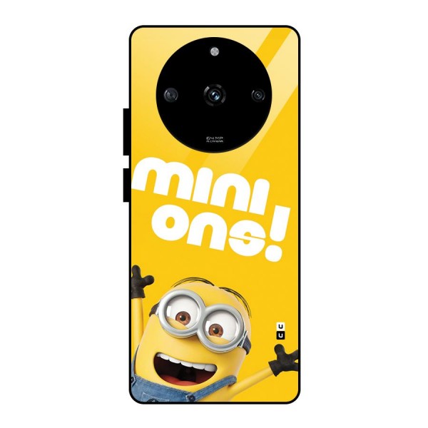 Happy Minion Glass Back Case for Realme Narzo 60 5G