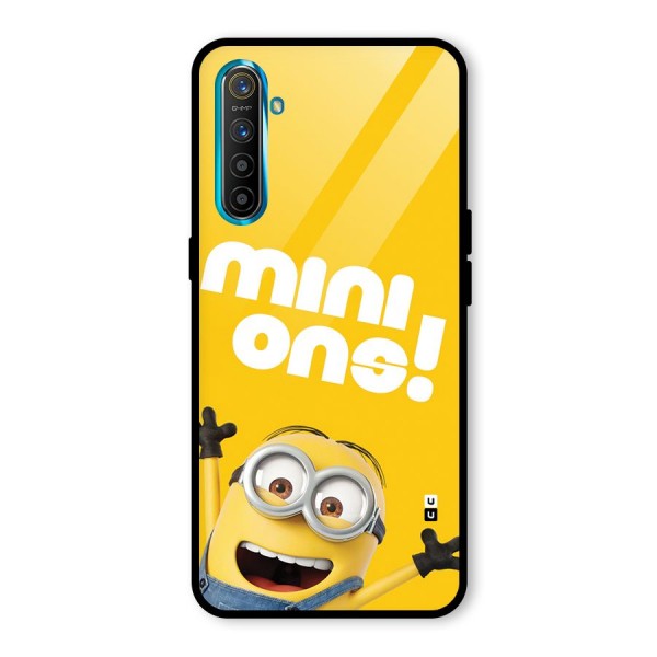 Happy Minion Glass Back Case for Realme X2