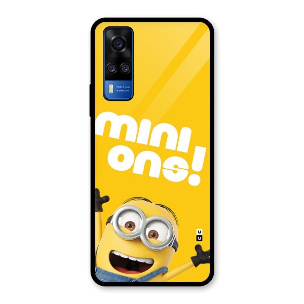 Happy Minion Glass Back Case for Vivo Y51