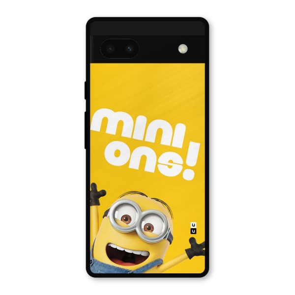 Happy Minion Metal Back Case for Google Pixel 6a