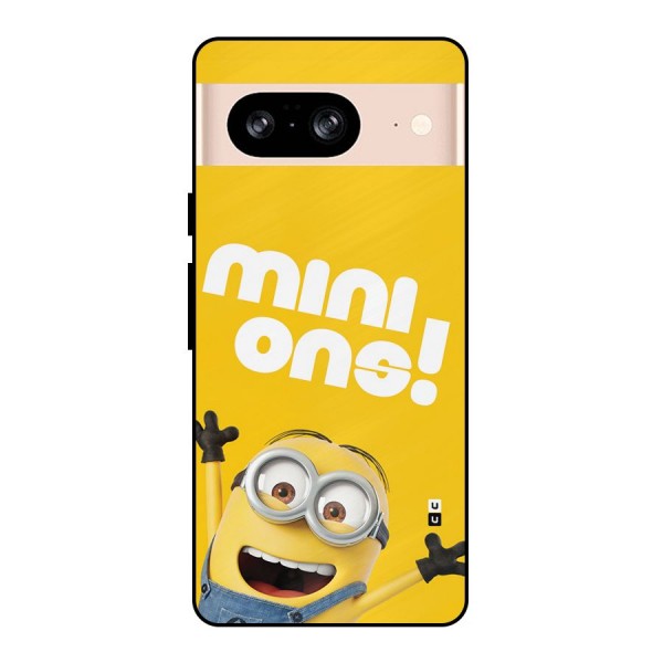 Happy Minion Metal Back Case for Google Pixel 8