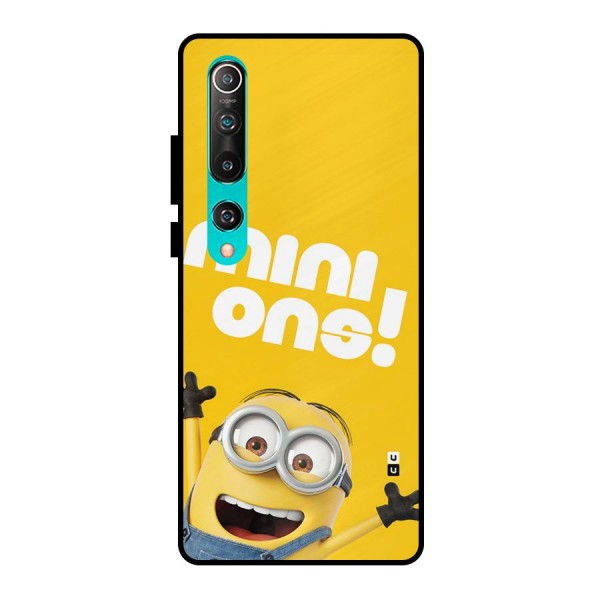 Happy Minion Metal Back Case for Mi 10