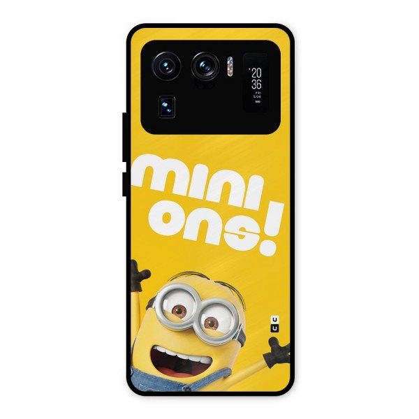 Happy Minion Metal Back Case for Mi 11 Ultra