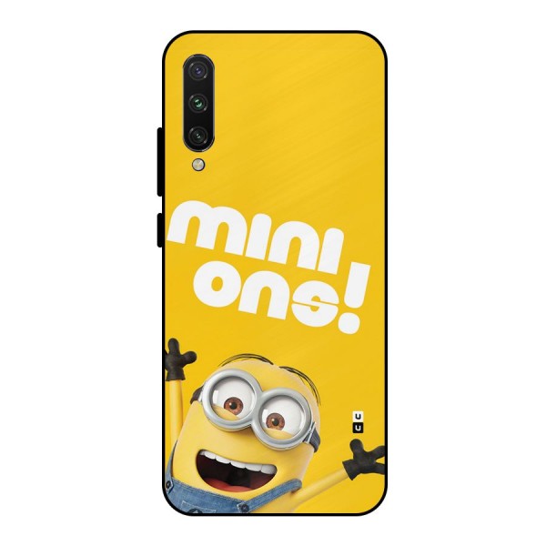 Happy Minion Metal Back Case for Mi A3