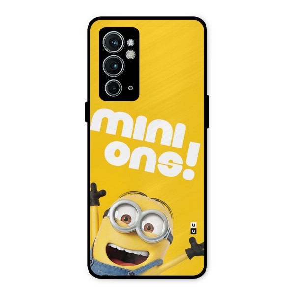 Happy Minion Metal Back Case for OnePlus 9RT 5G