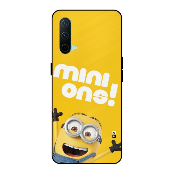 Happy Minion Metal Back Case for OnePlus Nord CE 5G