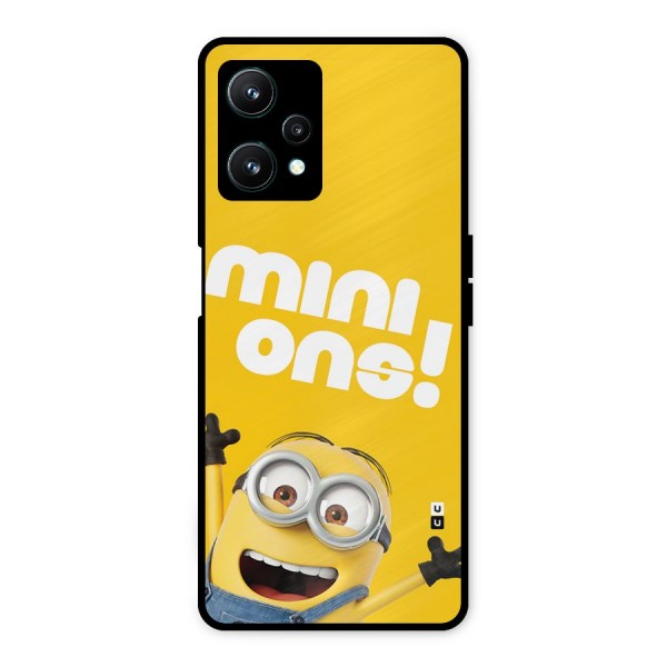 Happy Minion Metal Back Case for Realme 9 Pro 5G