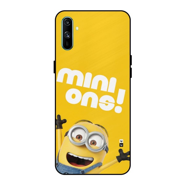 Happy Minion Metal Back Case for Realme C3