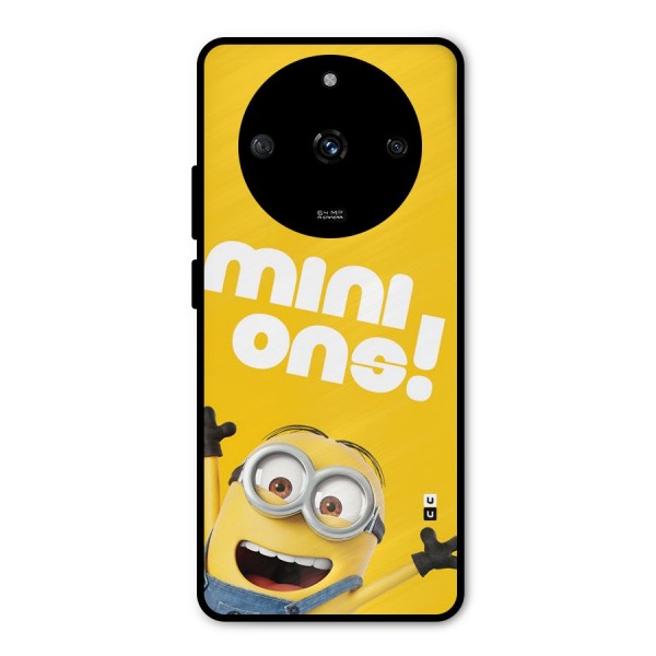 Happy Minion Metal Back Case for Realme Narzo 60 5G