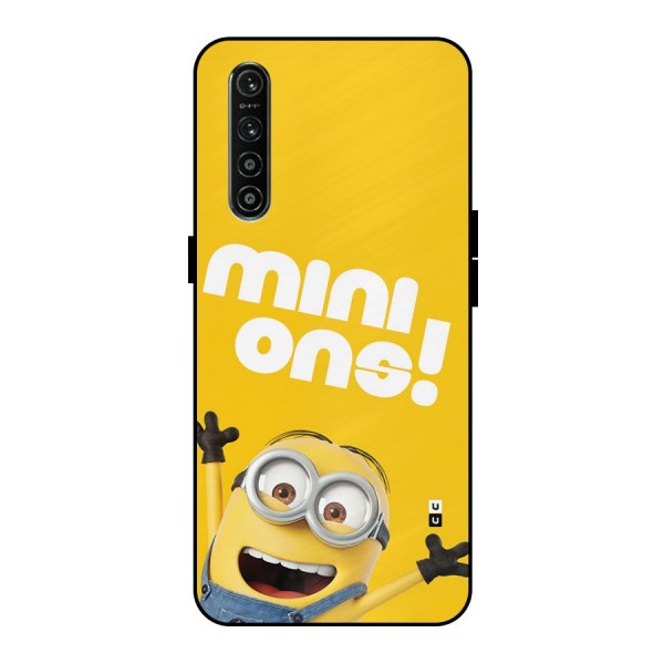 Happy Minion Metal Back Case for Realme XT